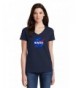 Meatball Ladies V Neck Shuttle Science