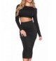 ESONLAR Bodycon Dress Cropped OutFit