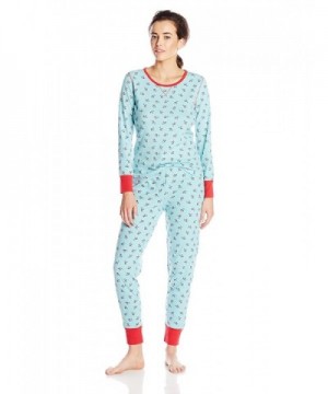 Jockey Womens Waffle Printed Pajama