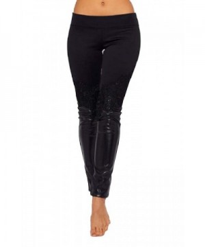 Scythia Womens Leatherette Gothic Leggings