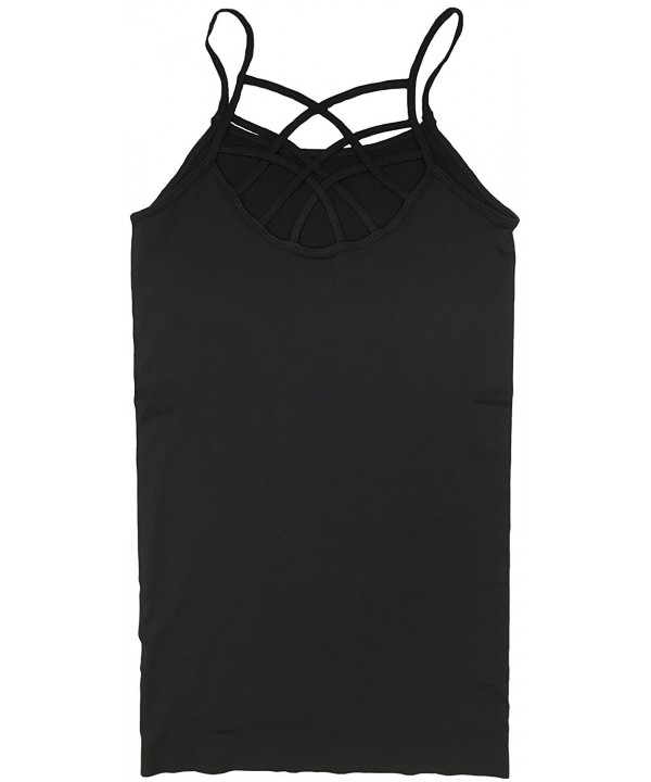 WOMENS JUNIOR WORKOUT FASHION TANK SPAGHETTI