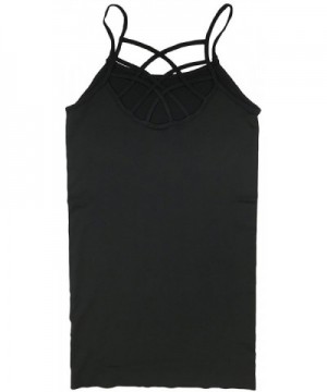 WOMENS JUNIOR WORKOUT FASHION TANK SPAGHETTI