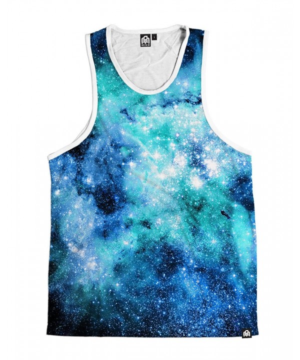 Lost In Space Collection Men's Galaxy Print Sleeveless Tank Top Shirts ...