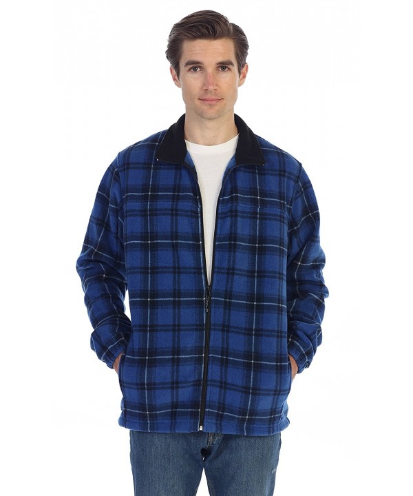 Gioberti Plaid Fleece Jacket X Large