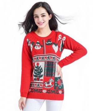 Christmas Sweater Ladies Vintage Celebrate