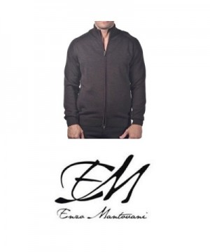 Enzo Mantovani Full Zip Sweater Pockets