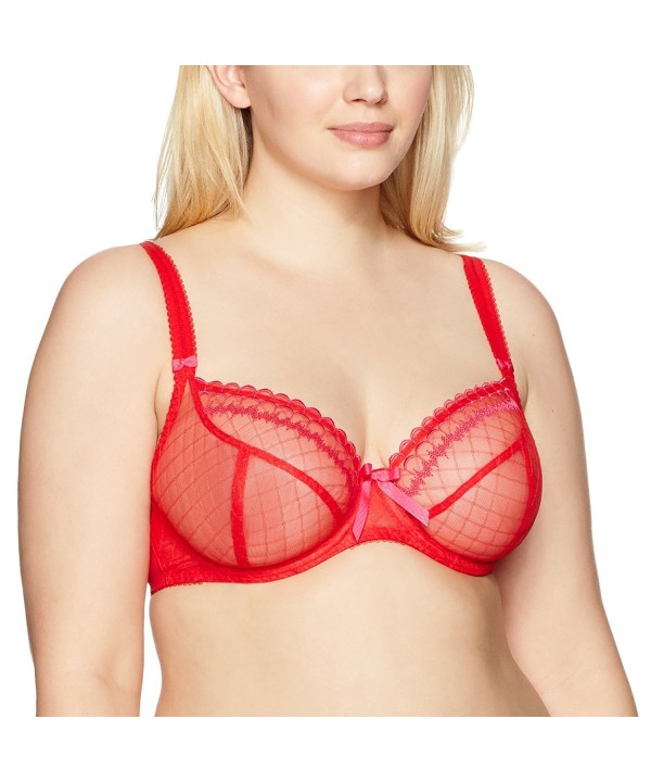 Freya Womens Underwire Balcony Scarlet