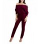 Corala Shoulder Bandage Drawstring Jumpsuits