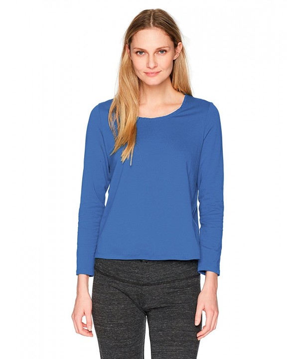 Jockey Womens LS Top Periwinkle