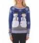 Womens Ugly Christmas Sweater Snowman