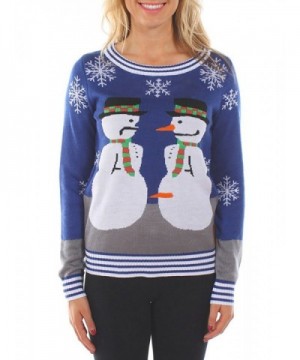 Womens Ugly Christmas Sweater Snowman