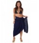 Sarongs Womens Fringeless Cover Up Sarong