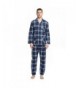 GLOBAL Sleepwear Cotton Flannel Pajamas