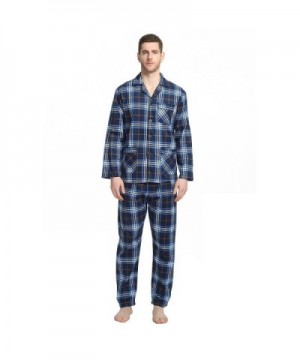 GLOBAL Sleepwear Cotton Flannel Pajamas