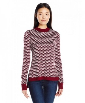 Olive Oak Jacquard Pullover Sweater