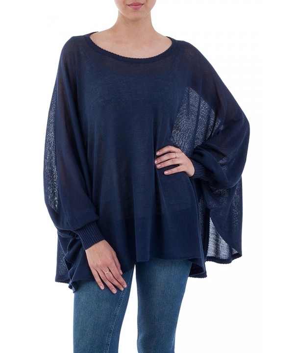 NOVICA Cotton Bohemian Sweater Breeze