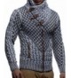 Leif Nelson LN5340 Cardigan Grey Black