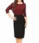 Allegra Ladies Dolman Dress Contrast