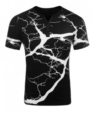 Simbama Fashion Henley Shirts Lightning