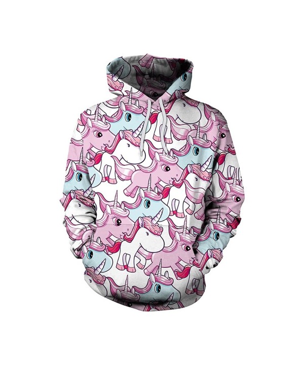 GAMISS Unicorn Sweatshirt Drawstring Pullover