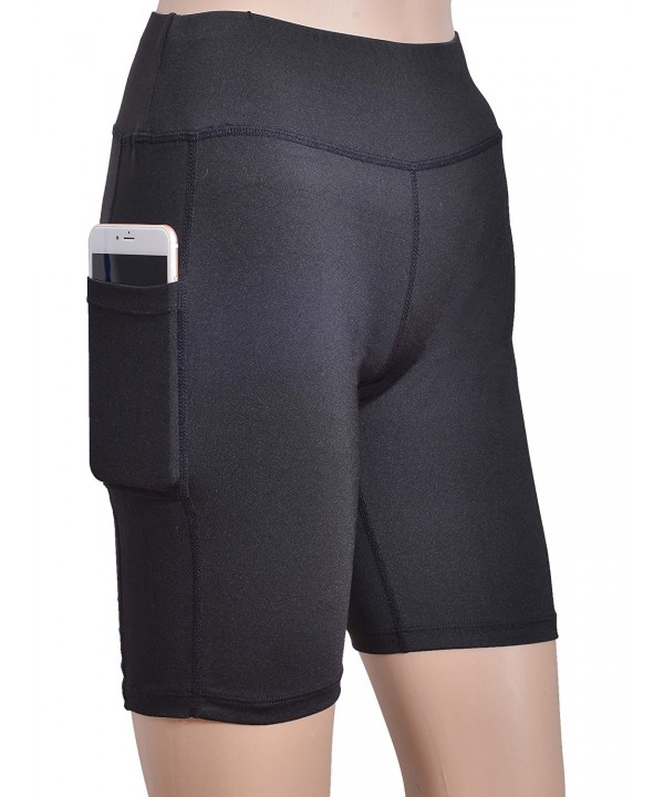 yoga shorts with side pocket