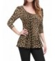 Allegra Ladies Leopard Prints Sleeves