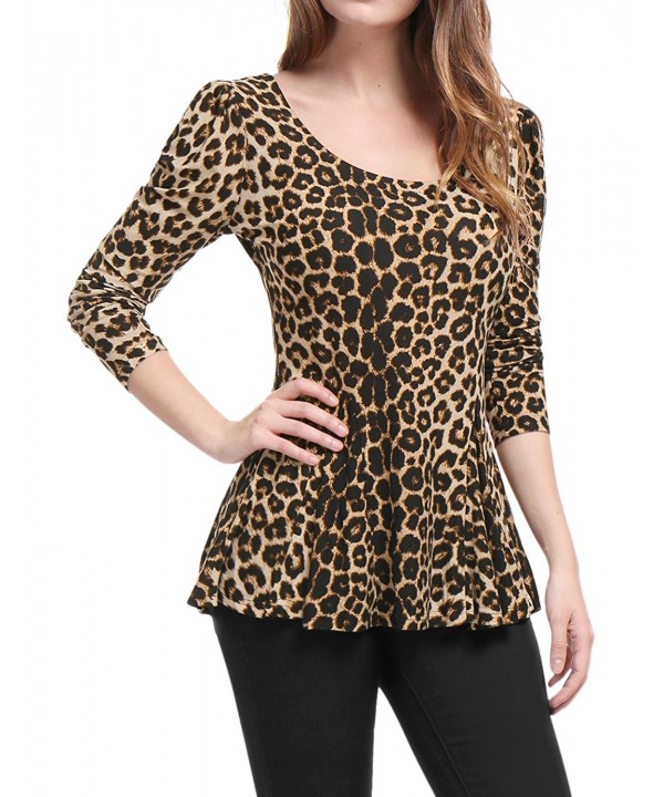 Allegra Ladies Leopard Prints Sleeves