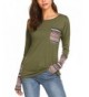 Beyove Womens Crewneck Sleeve Sweatshirt