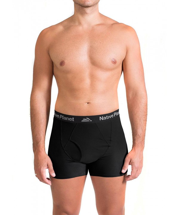 Native Planet Boxer Briefs Black