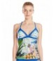 prAna Tankini Bluegrass Paradise Medium