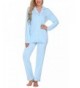 CNlinkco Sleeve Pajama Printed Sleepwear