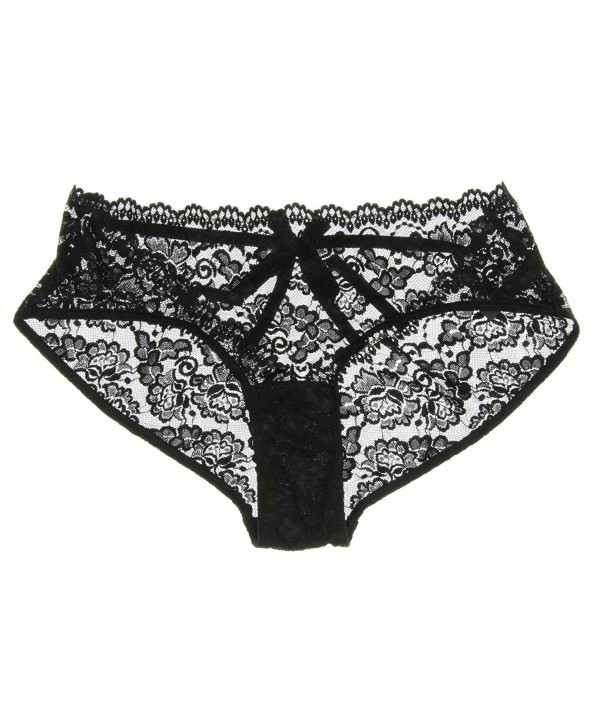 Cage Back Hipster Panty Black