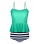 EasyMy Womens Waisted Swimsuits Peplum