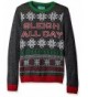 Ugly Christmas Sweater Sleigh Black