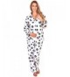 Patricia Womens Fleece Button Pajama
