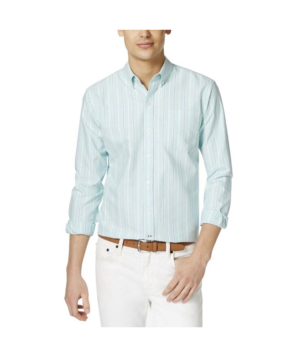 Club Room Cotton Striped Button Down