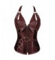 lttcbro Steampunk Overbust Bustier Corsets