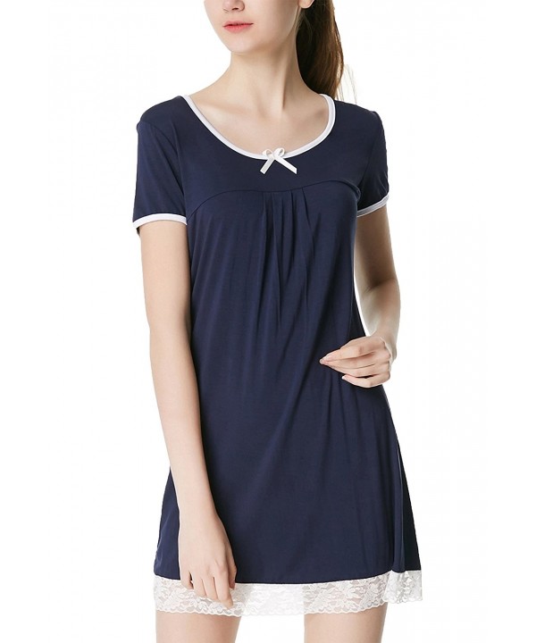 Aviier Nightgown Pajamas Scoopneck Sleepwear