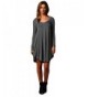 Womens Casual Feminine Sleeve Charcoal