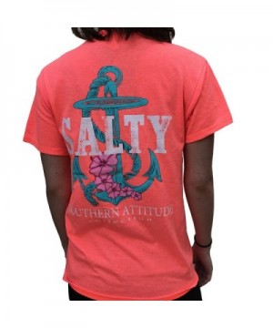 Southern Attitude Flower Anchor T Shirt