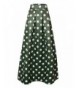 Women Green Contrast Polka Print