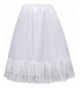 Ladies Dress Skirt Extender White