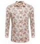 Simbama Floral Sleeve Casual Button
