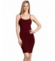 Long Seamless Camisole Tunic Burgundy