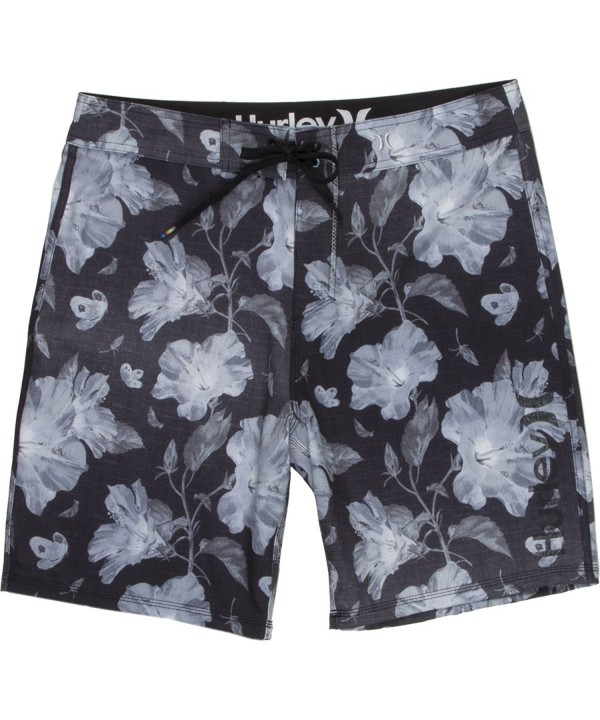 Mens Phantom Flora Boardshorts - Black - CG1278PHTLT