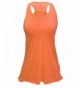 Flowy Triblend Racerback Tank Orange