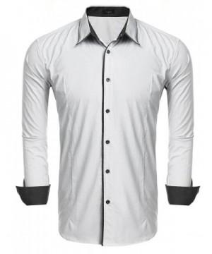 JINIDU Sleeve Oxford Business Casual