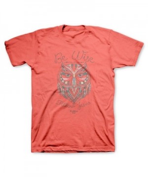 Wise Christian T Shirt X Large Coral