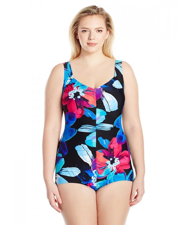 Maxine Hollywood Flourish Shirred Swimsuit