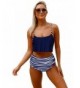Amo Co Shoulder High Waisted Swimsuit